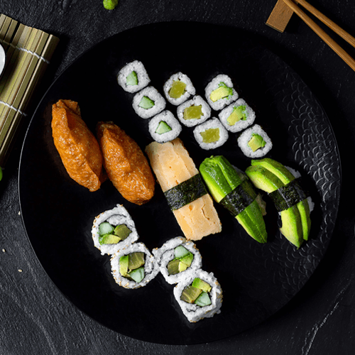Veggie sushi box for 1 to 2 persons