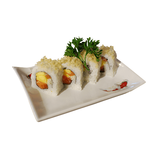 Crispy mango zalm