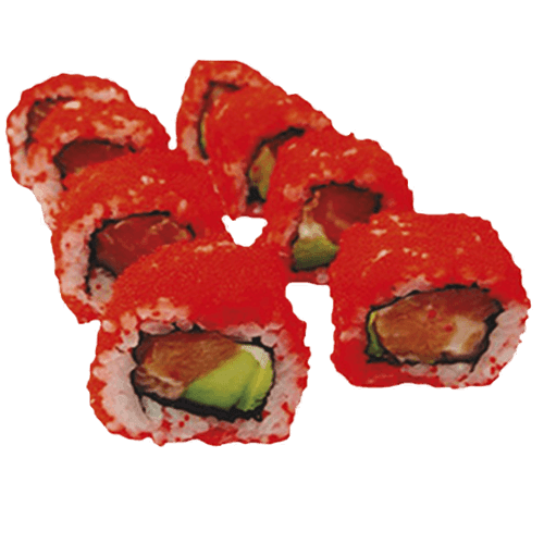 Uramaki sake roll