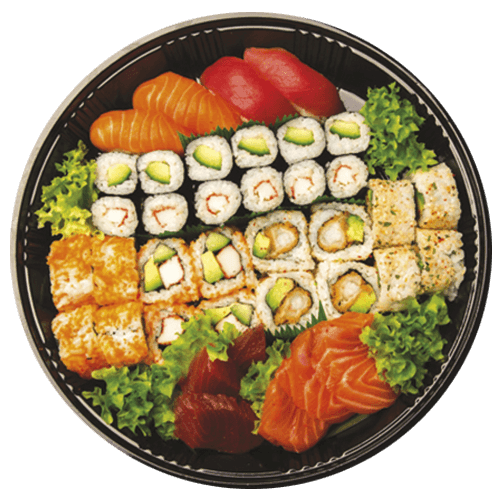 Box A: sushi sashimi box normaal (38 st)