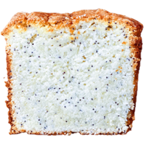 Homemade lemon-poppy seed loaf
