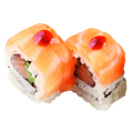 Zalm met roomkaas maki