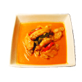 Kip met pittige saus