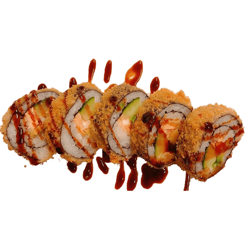 Crispy sake maki
