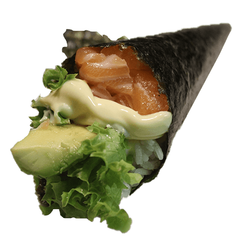 Sake temaki