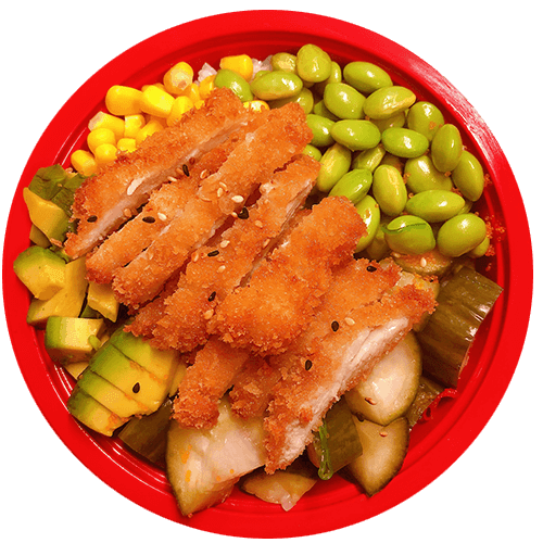 Poké bowl chicken