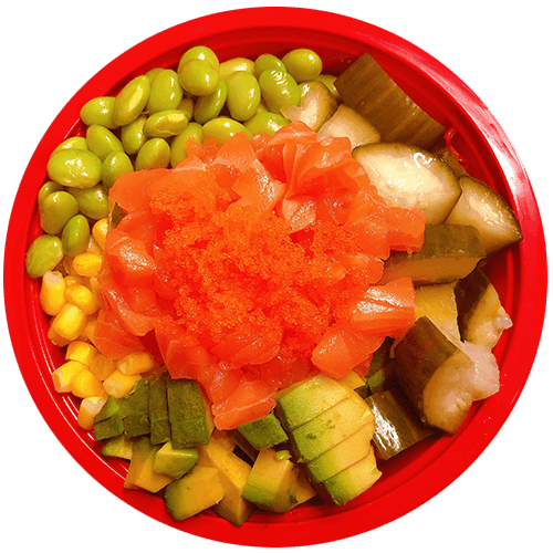 Poké bowl zalm