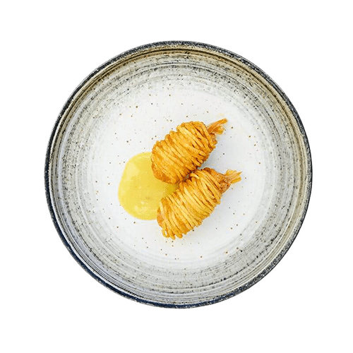 Krokante garnalenkroket