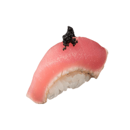 Nigiri geflambeerde tonijn