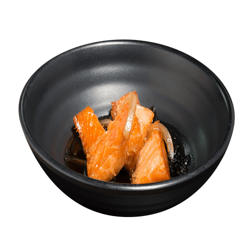Gemarineerde zalmsalade