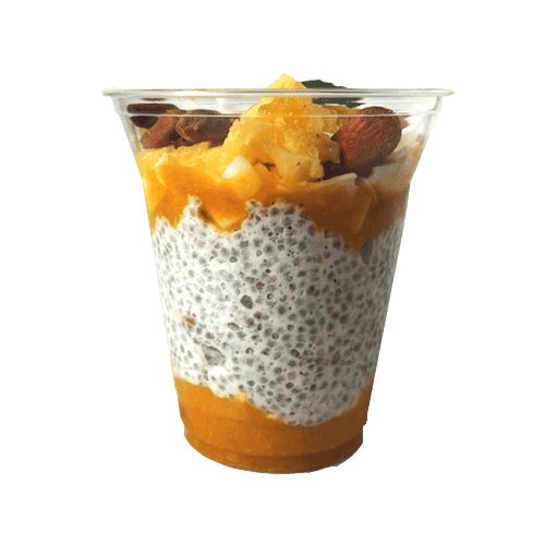 Chia pudding abricots breakfast