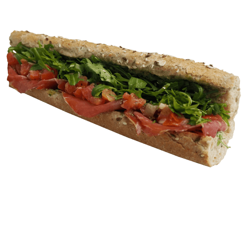 Baguette serrano tomato