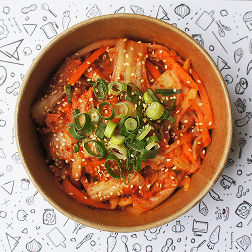 Homemade kimchi