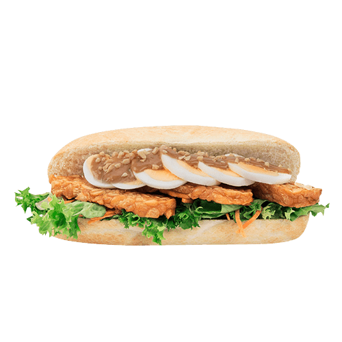 Tempeh en pinda's