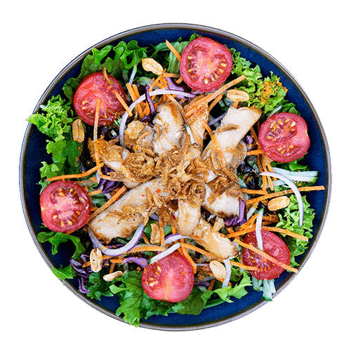 Spicy kip salade