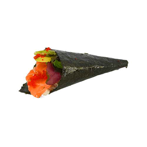 Sake temaki