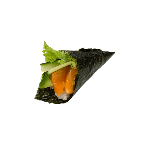 Sake temaki