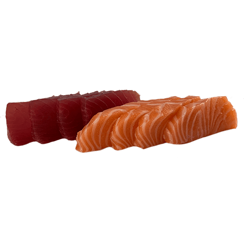 Sake/maguro sashimi