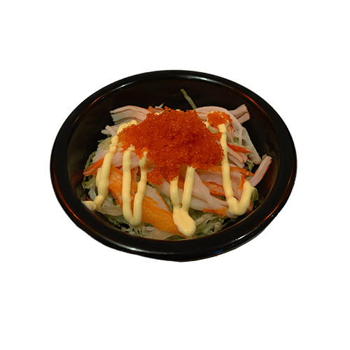 Tobiko/kani salade