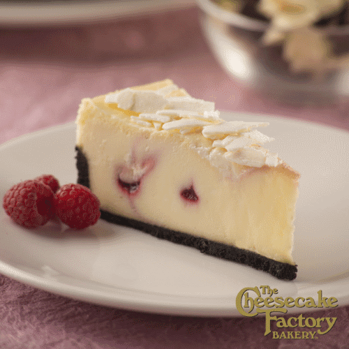 White Chocolate Raspberry Cheesecake