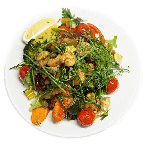 Karides salata