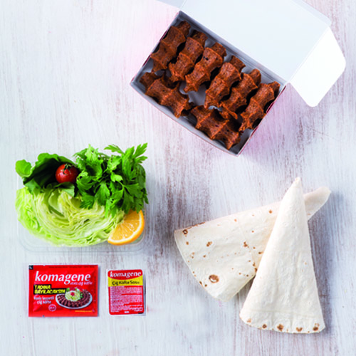 Eén persoon chee köfte portie 250 gr