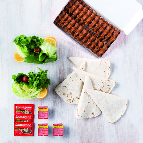 Drie personen chee köfte portie 750 gr
