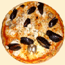 Pizza Pescatore (geen kaas)