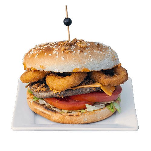 Cheese onionburger (spicy)