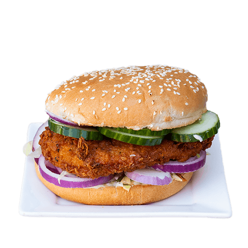 Crispy kipfilet burger