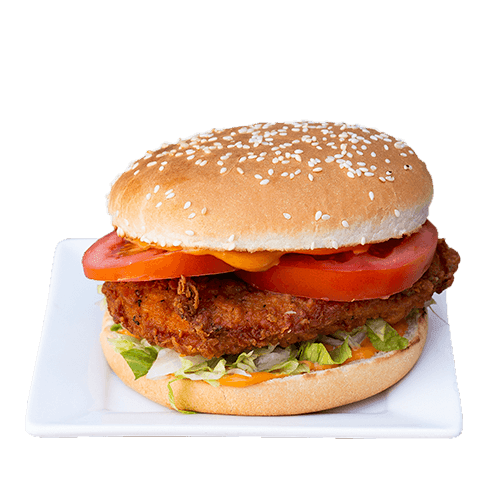 Spicy kipfilet burger