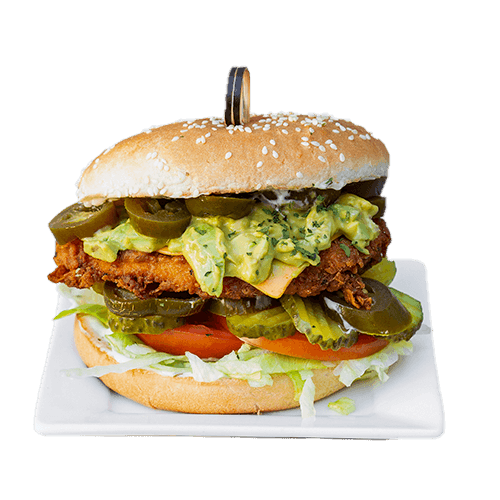 Guacamole kipfilet burger