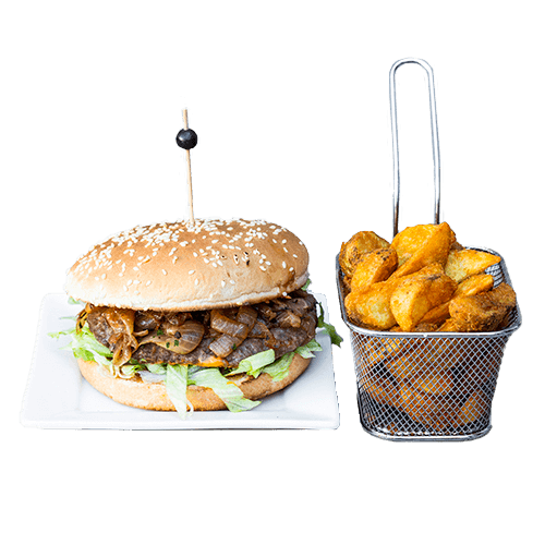 Sate burger menu