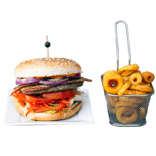 Tex Mex burger menu