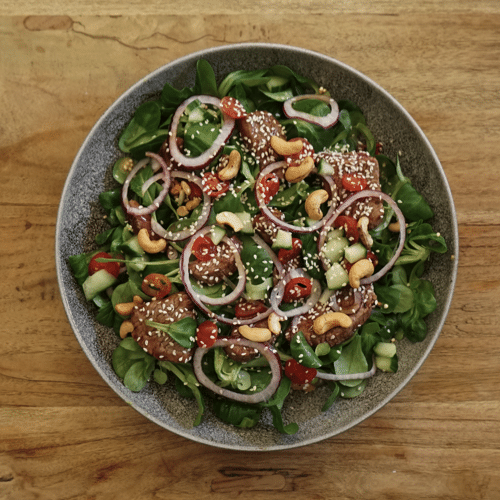 Teriyaki ossenhaas salade