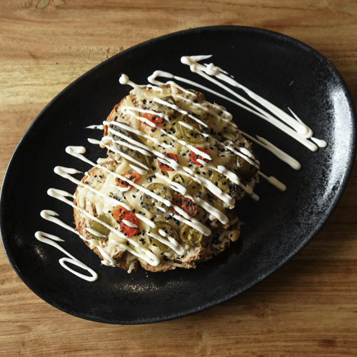 Tuna melt sandwich