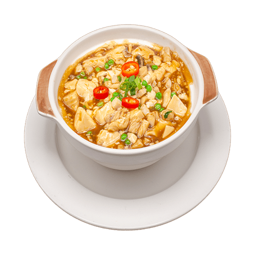 Stewed chicken with salted fish and tofu