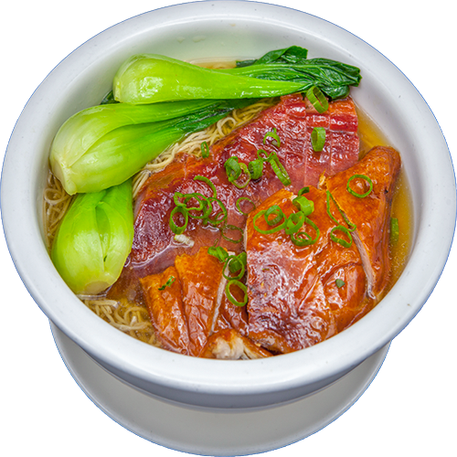 Two meat combo noodle soup