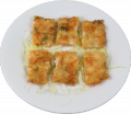 Fried prawn soybean sheet rolls