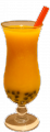 Fresh mango bubble tea
