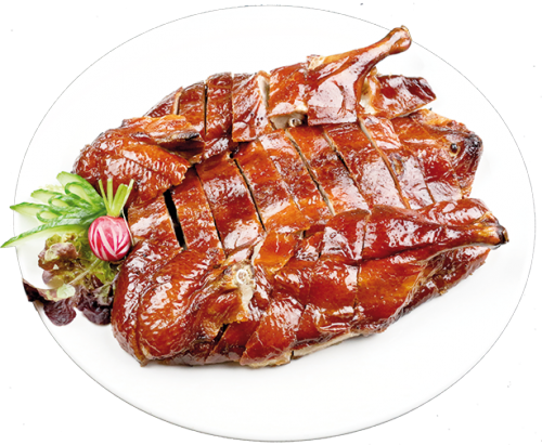 Half a roasted duck