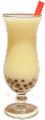 Coconut pineapple bubble tea