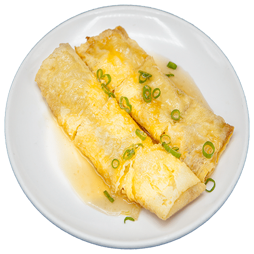 Beancurd sheet roll with pork & bamboo