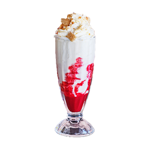 Milkshake raspberry cheesecake