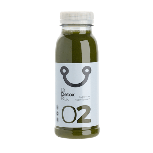 DrDetoxBox cold pressed appel spinazie sap
