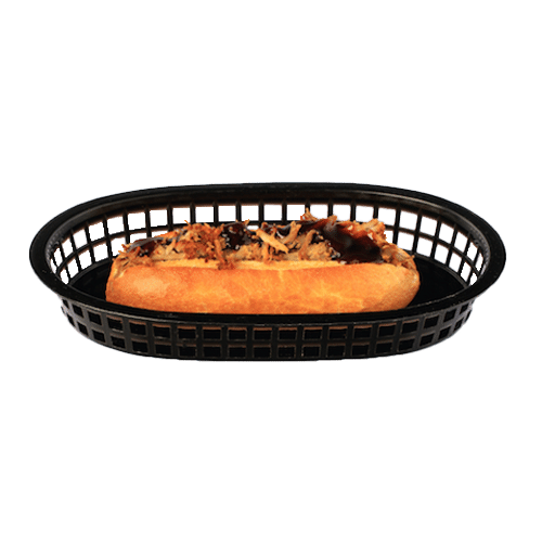 Broodje pulled pork met barbecuesaus