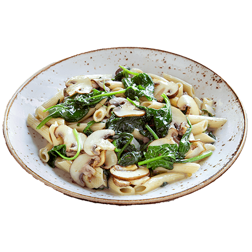 Pasta met spinazie