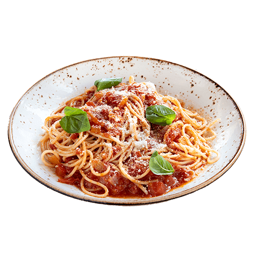 Spaghetti met verse tomatensaus