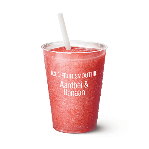 Iced Fruit Smoothie Aardbei & Banaan