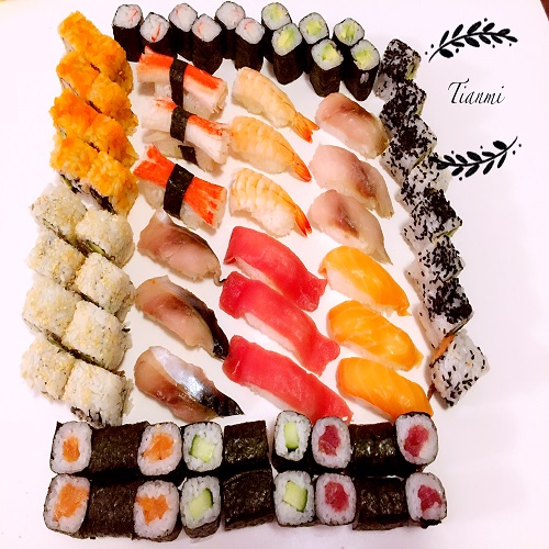 Grote sushi mix